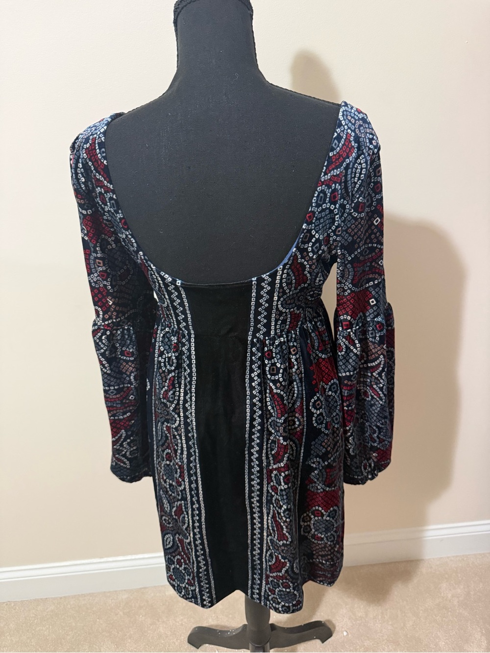 Free People Multicolor Patterned Mini Dress - Picture 3 of 8